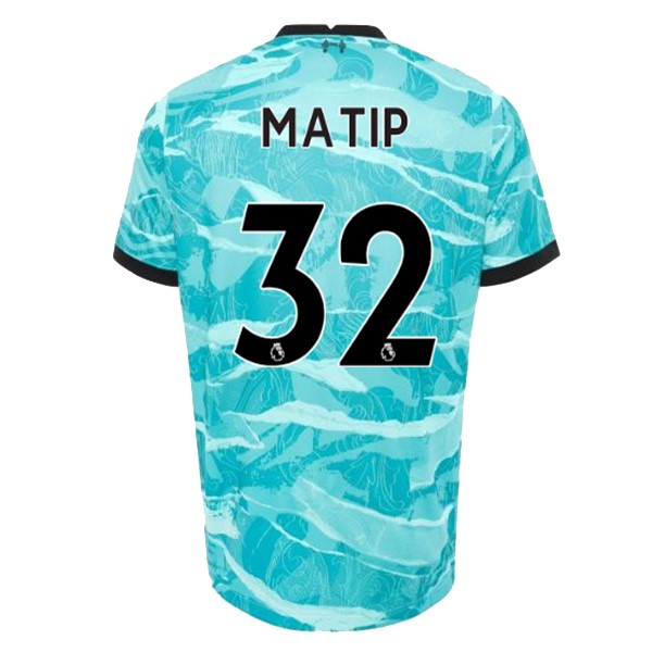 Camiseta Liverpool NO.32 Matip Segunda equipo 2020-2021 Azul